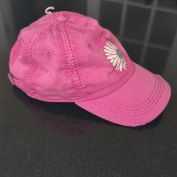 Life is Good Distressed Pink Baseball Cap “Do What You Love. Love What You Do.” - Picture 3 of 8